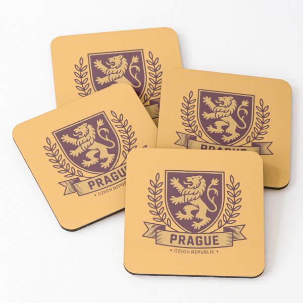 Item preview, Prague Heraldic Emblem T-Shirt – Gothic Lion Crest, Vintage Medieval Czech Design designed and sold by Timeless Design.