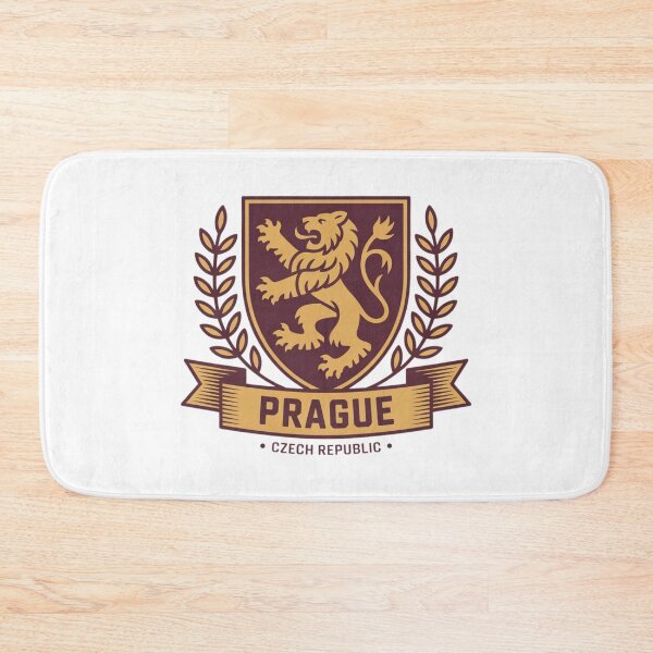 Item preview, Prague Heraldic Emblem T-Shirt – Gothic Lion Crest, Vintage Medieval Czech Design designed and sold by Timeless Design.