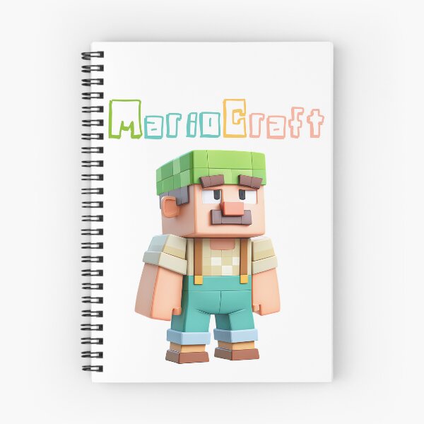 Item preview, MarioCraft Minecraft Mario - Cute Blocky Lego Style Art Print designed and sold by DesignArtist.ia.