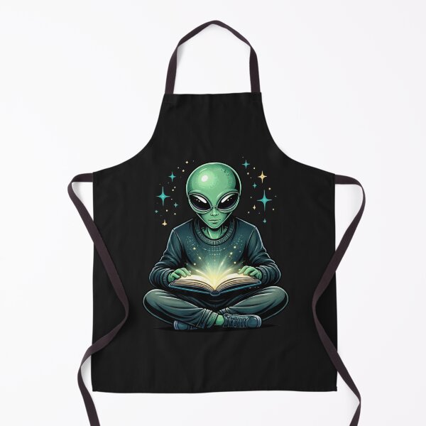 Item preview, Alien Study Mode – Glowing Book Late Night Focus Aesthetic Art designed and sold by ColorSplash123.