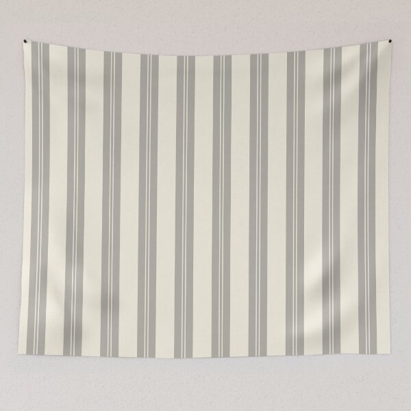 Item preview, Natural Stripe Studio Vertical Stripes Soft Nature Cream Stone designed and sold by Kreativa1.