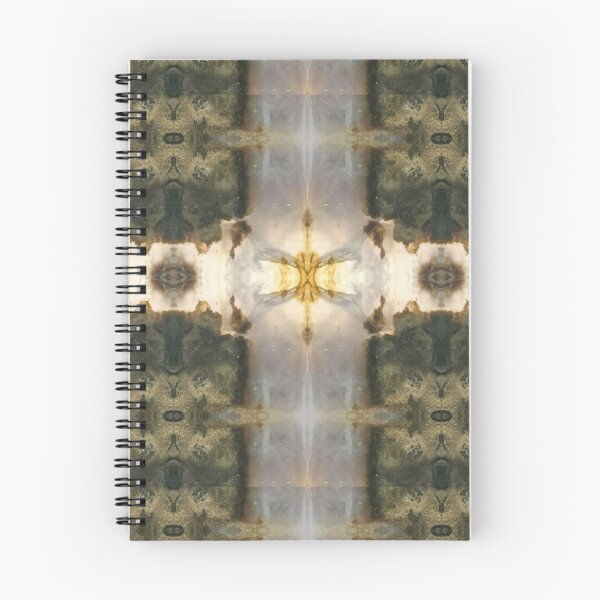 Item preview, Golden Light Ore Kaleidoscope – Neutral Abstract Symmetry Design designed and sold by Xieurabbit.