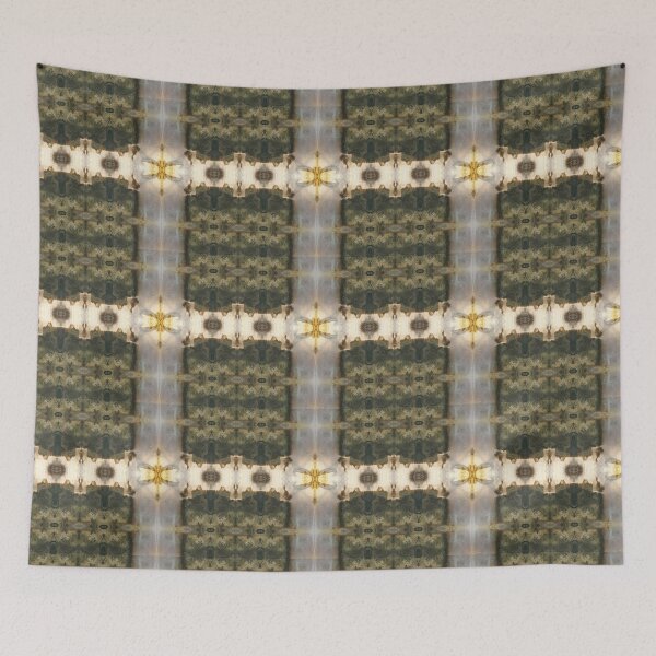 Item preview, Golden Light Ore Kaleidoscope – Neutral Abstract Symmetry Design designed and sold by Xieurabbit.