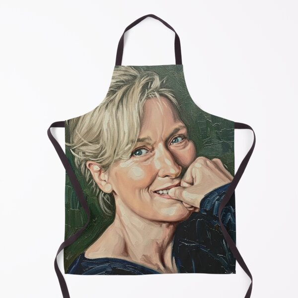 Item preview, The Master’s Smile: Meryl Streep Expressive Impasto Portrait designed and sold by Art's Diner.