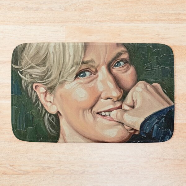 Item preview, The Master’s Smile: Meryl Streep Expressive Impasto Portrait designed and sold by Art's Diner.