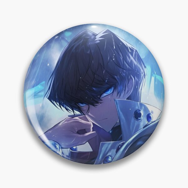 Item preview, Blue-Eyed Shadow Duelist – Dark Anime Storm Warrior Art designed and sold by Dyan4.