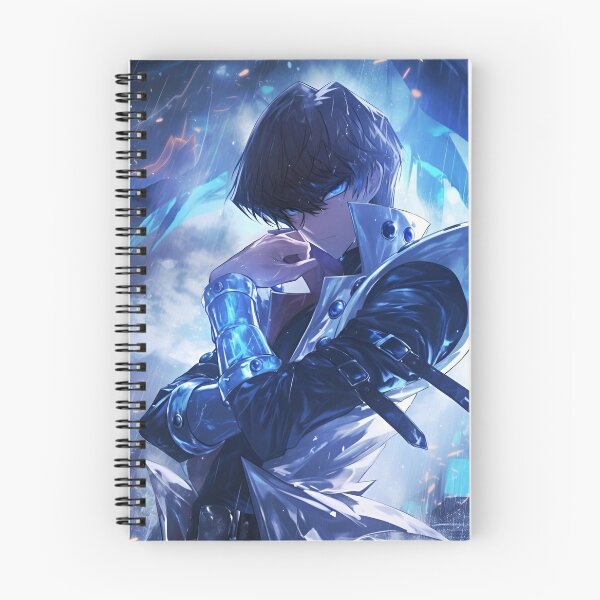 Item preview, Blue-Eyed Shadow Duelist – Dark Anime Storm Warrior Art designed and sold by Dyan4.