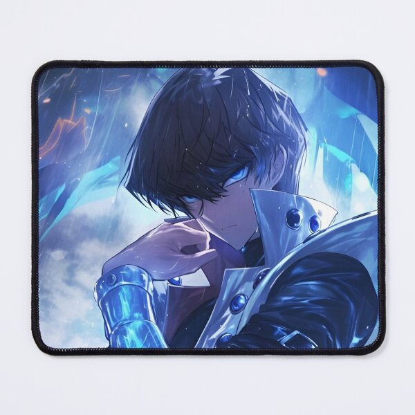 Item preview, Blue-Eyed Shadow Duelist – Dark Anime Storm Warrior Art designed and sold by Dyan4.