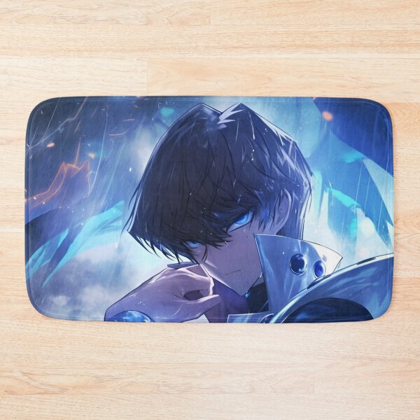 Item preview, Blue-Eyed Shadow Duelist – Dark Anime Storm Warrior Art designed and sold by Dyan4.