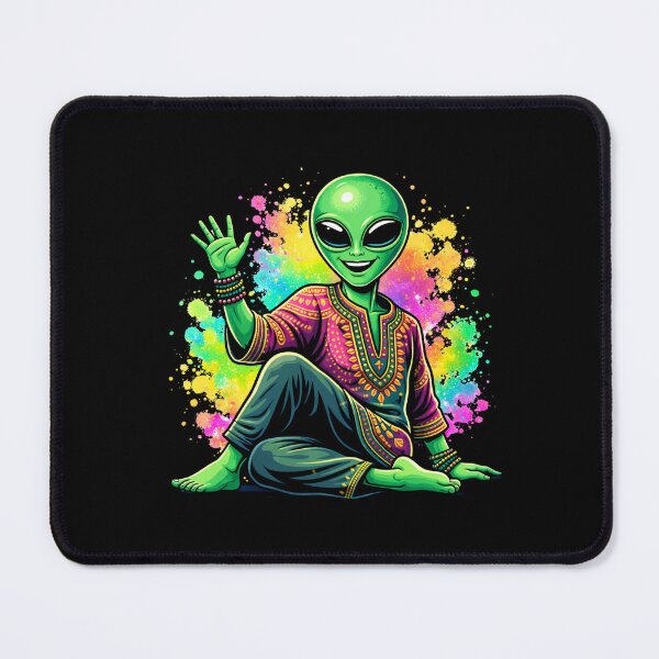 Item preview, Alien Festival Vibes – Neon Color Burst Spiritual Dance Aesthetic Art designed and sold by ColorSplash123.