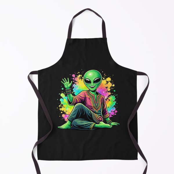 Item preview, Alien Festival Vibes – Neon Color Burst Spiritual Dance Aesthetic Art designed and sold by ColorSplash123.