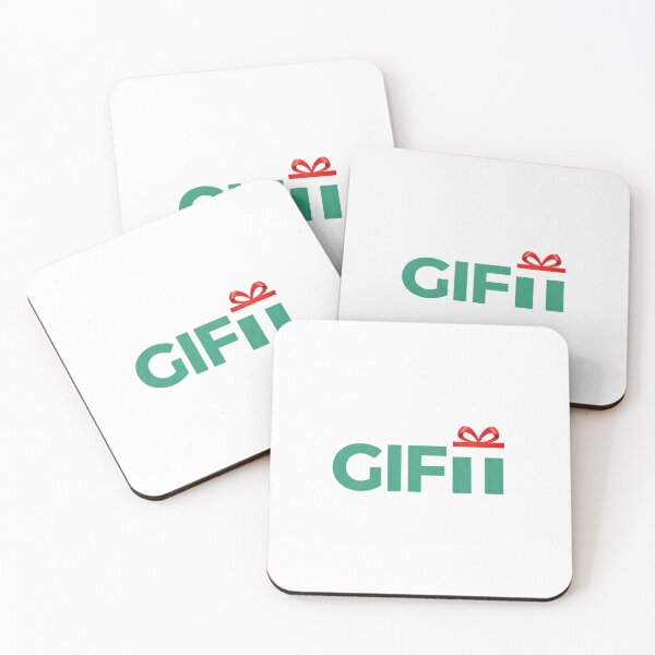 Item preview, Creative Gift Box Typography – Minimalist Green and Red Graphic Illustration designed and sold by Colorful-Garden.