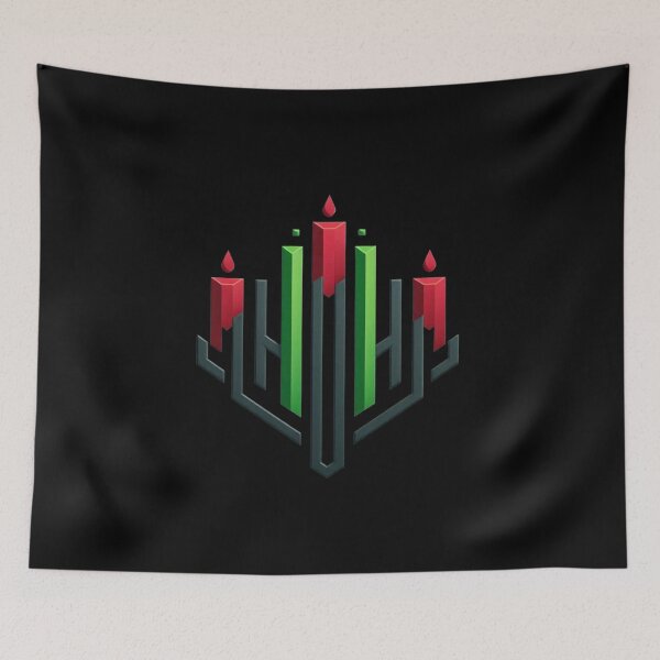 Item preview, Modern Geometric Candle Light Art designed and sold by Adappai.