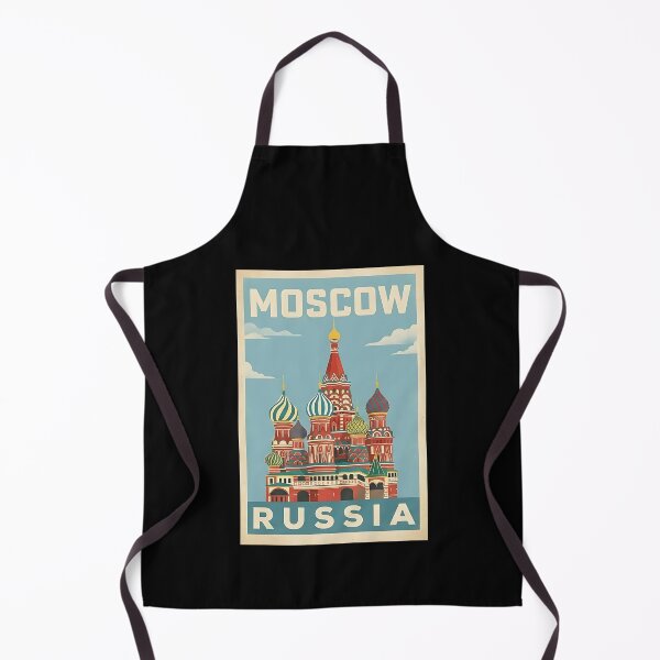 Item preview, Vintage Poster Moscow Russia St. Basil’s Cathedral City designed and sold by dudelinart.