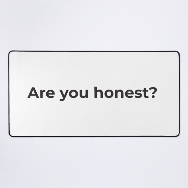 Item preview, Are You Honest? Thought Provoking Minimalist Shirt designed and sold by Lumawear .