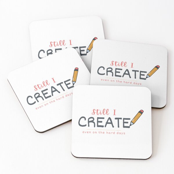 Item preview, Still I Create — Creative Life Quote · Line Art Pen · Gift for Artists and Makers designed and sold by Folio & Flow.