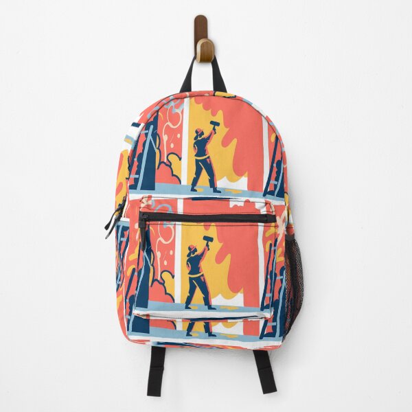 Item preview, People Mural Graffiti Art Colorful Creative Expression Action designed and sold by ART ATTACK ZONE.