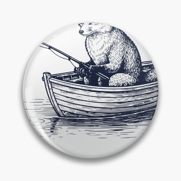 Item preview, Watch The Line Fox Fishing – Vintage Engraved Angler Design designed and sold by TeeVerse27.