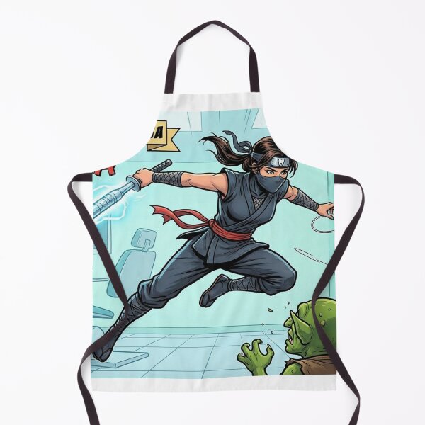 Item preview, Dental Hygienist Ninja - Comic Book Style Tartar Fighter designed and sold by DrToothStudio.