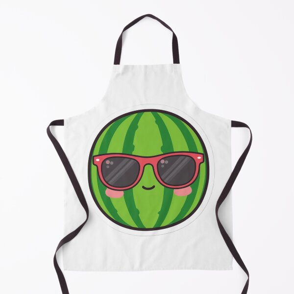 Item preview, Cute Watermelon with Sunglasses Sticker Summer Kawaii Fruit designed and sold by ICONWALA.