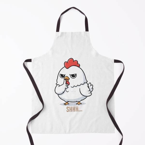 Item preview, "Shhh... Kawaii Chicken-Cute & Sassy Chicken 'Shhh designed and sold by Minimochi Art.