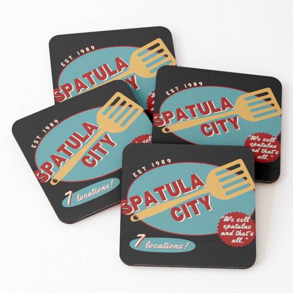 Item preview, Spatula City Retro Logo - Bluered T-Shirt designed and sold by CoryRowe.