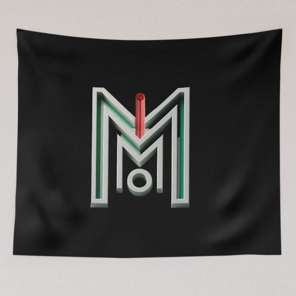 Item preview, Modern 3D Geometric M Letter designed and sold by Adappai.