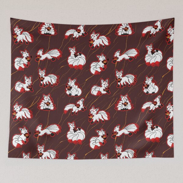 Item preview, Red Lantern Kitsune designed and sold by StudioFlight.