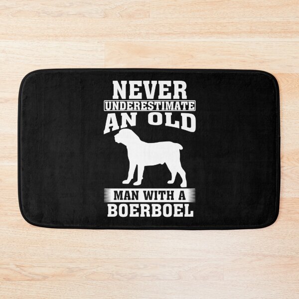 Item preview, Never Underestimate an Old Man with Boerboel  designed and sold by CosmoKitsch.