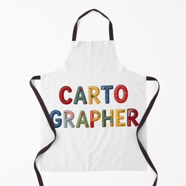 Item preview, CARTOGRAPHER - IN COLORFUL FAUX LETTERING designed and sold by AlexOBrienArt.