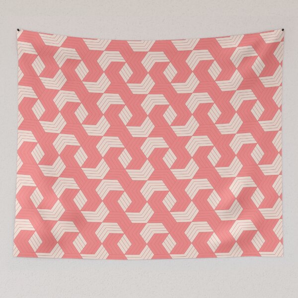 Item preview, Modern Hexagram Checkerboard - Geometric Shape Pattern - Anniversary Gift Ideas designed and sold by RoyalStarsPatts.