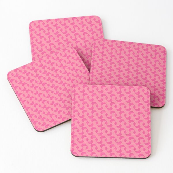 Item preview, Vibrant Pink Honey Bee Weave - Geometric Shape Pattern - Anniversary Gifts For Him designed and sold by RoyalStarsPatts.