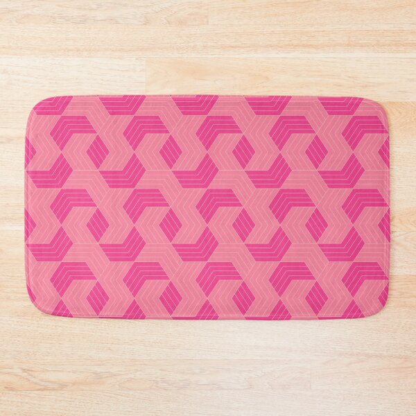 Item preview, Vibrant Pink Honey Bee Weave - Geometric Shape Pattern - Anniversary Gifts For Him designed and sold by RoyalStarsPatts.