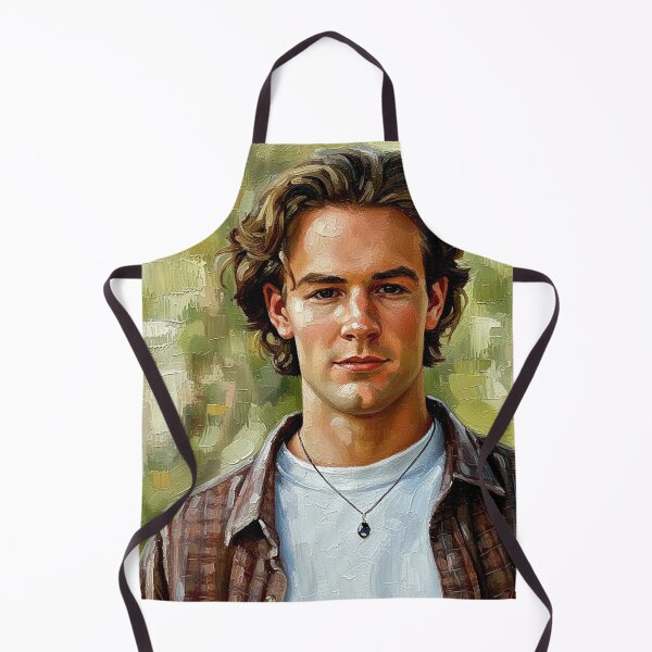 Item preview, Millennial Heartthrob: James Van Der Beek Impasto Portrait designed and sold by Art's Diner.