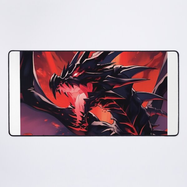 Item preview, Dark Fantasy Dragon – Crimson Fire Demon Dragon Anime Style Artwork designed and sold by Dyan4.