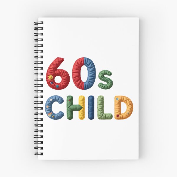 Item preview, 60s CHILD - IN COLORFUL FAUX LETTERING designed and sold by AlexOBrienArt.