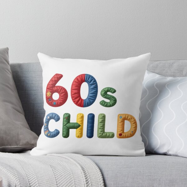 Item preview, 60s CHILD - IN COLORFUL FAUX LETTERING designed and sold by AlexOBrienArt.