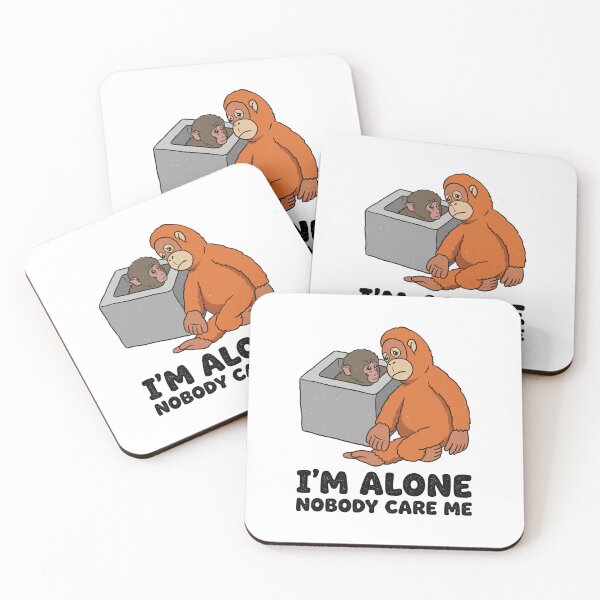 Item preview, Panchi-Kun baby Japanese Macaque I'm Alone No Body Care Me designed and sold by mareix.