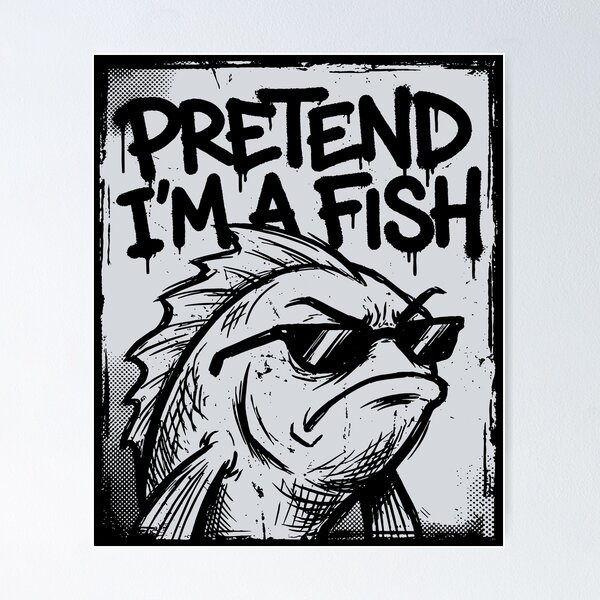 Item preview, Pretend I'm A Fish Shirt Adult Kids Men Women Fish Costume designed and sold by Jokerstyle.