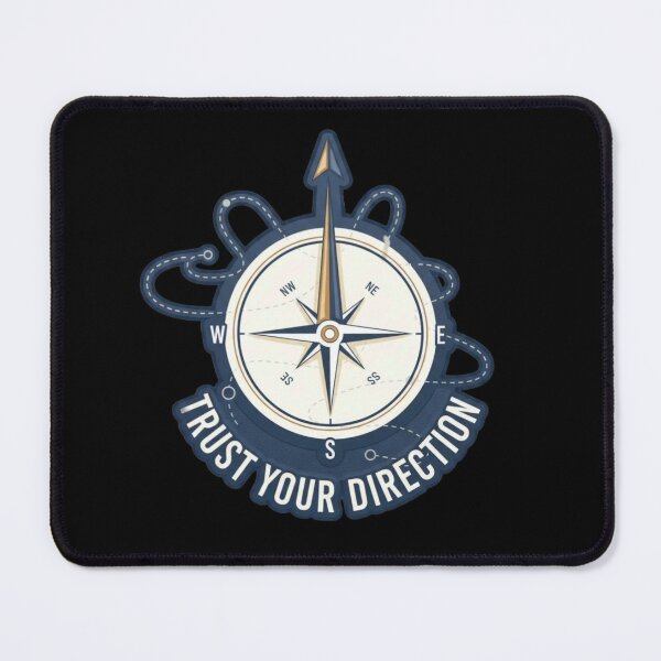 Item preview, Trust Your Direction Compass Design | Self Belief & Life Path Motivation designed and sold by SV-Creation.