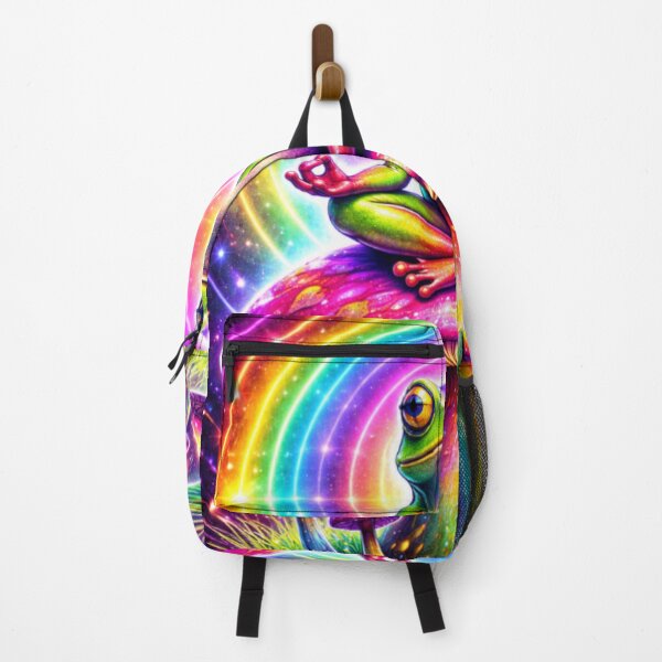Item preview, Psychedelic Meditating Frog Art designed and sold by RetroRespect.