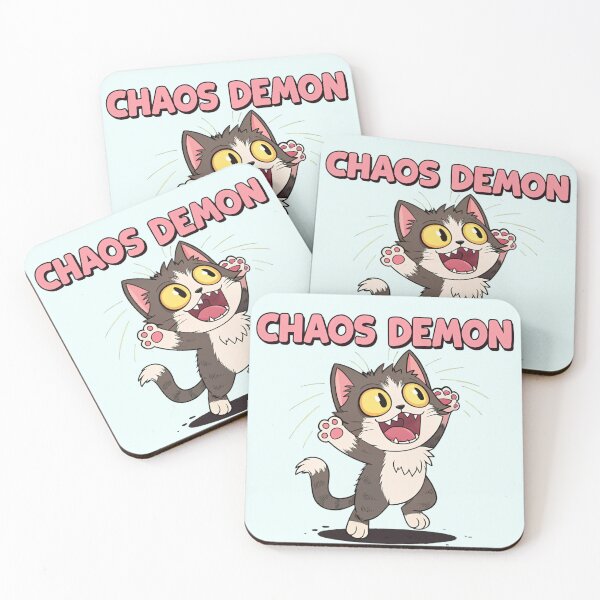Item preview, Chaos Demon - Funny Chaotic Cat designed and sold by Artiviose.