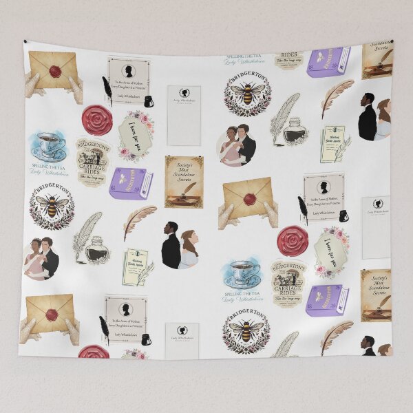 Item preview, Bridgerton Sticker Pack – Regency Romance Aesthetic Collection designed and sold by Fandom Universe.