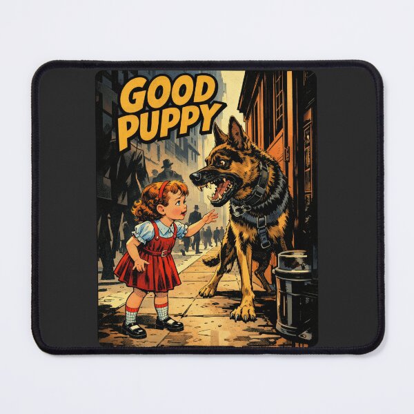 Item preview, Good Puppy - Vintage Irony Propaganda designed and sold by 3MillsDesign.