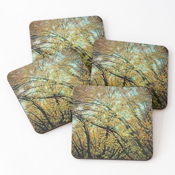 Item preview, Abstract Beautiful Glowing Trees (Amber) designed and sold by SXW Designs.