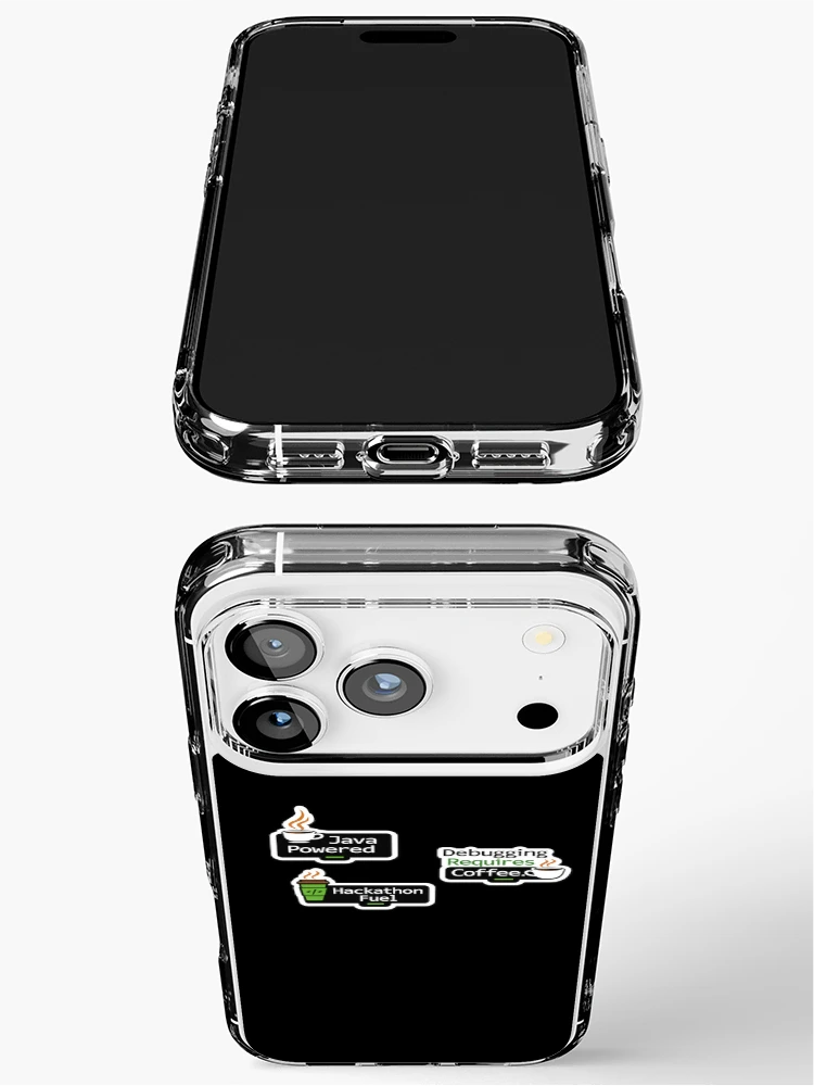 Thumbnail 3 of 5, iPhone Case, Java Powered – Funny Programmer Coffee Sticker designed and sold by Credenz.