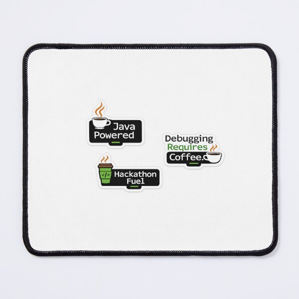 Item preview, Java Powered – Funny Programmer Coffee Sticker designed and sold by Credenz.