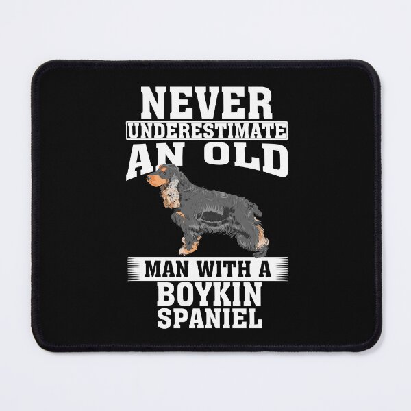 Item preview, Never Underestimate an Old Man with Boykin Spaniel designed and sold by CosmoKitsch.