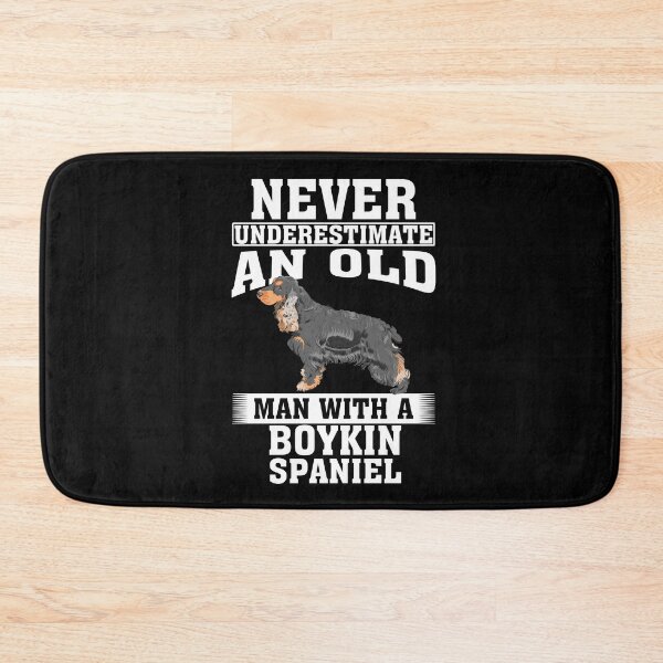 Item preview, Never Underestimate an Old Man with Boykin Spaniel designed and sold by CosmoKitsch.