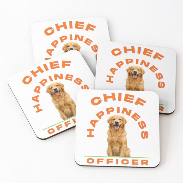 Item preview, Chief Happiness Officer designed and sold by Retriever Dog Tribe.
